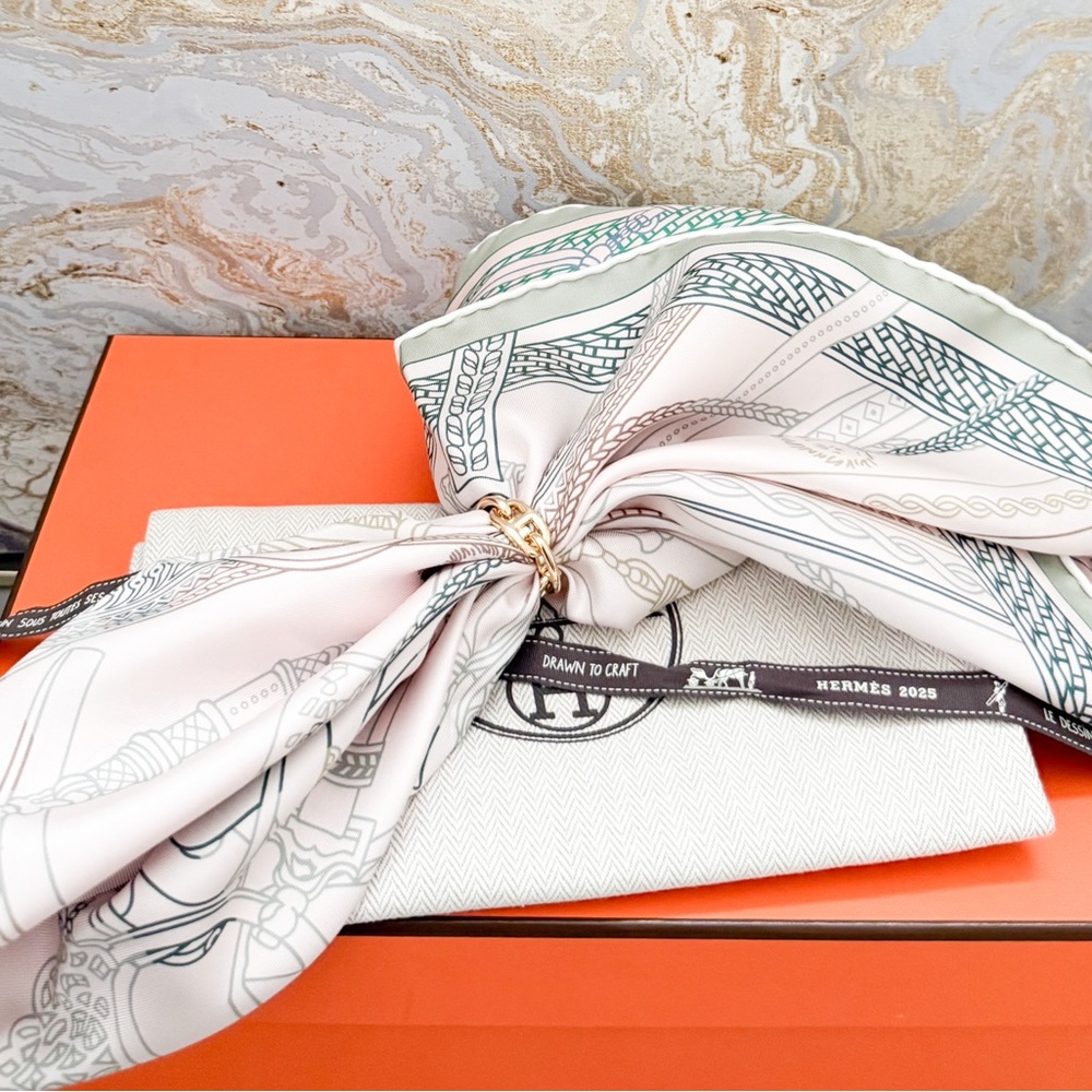 New! Hermes Concours D’ Etriers Remix Double Face Scarf